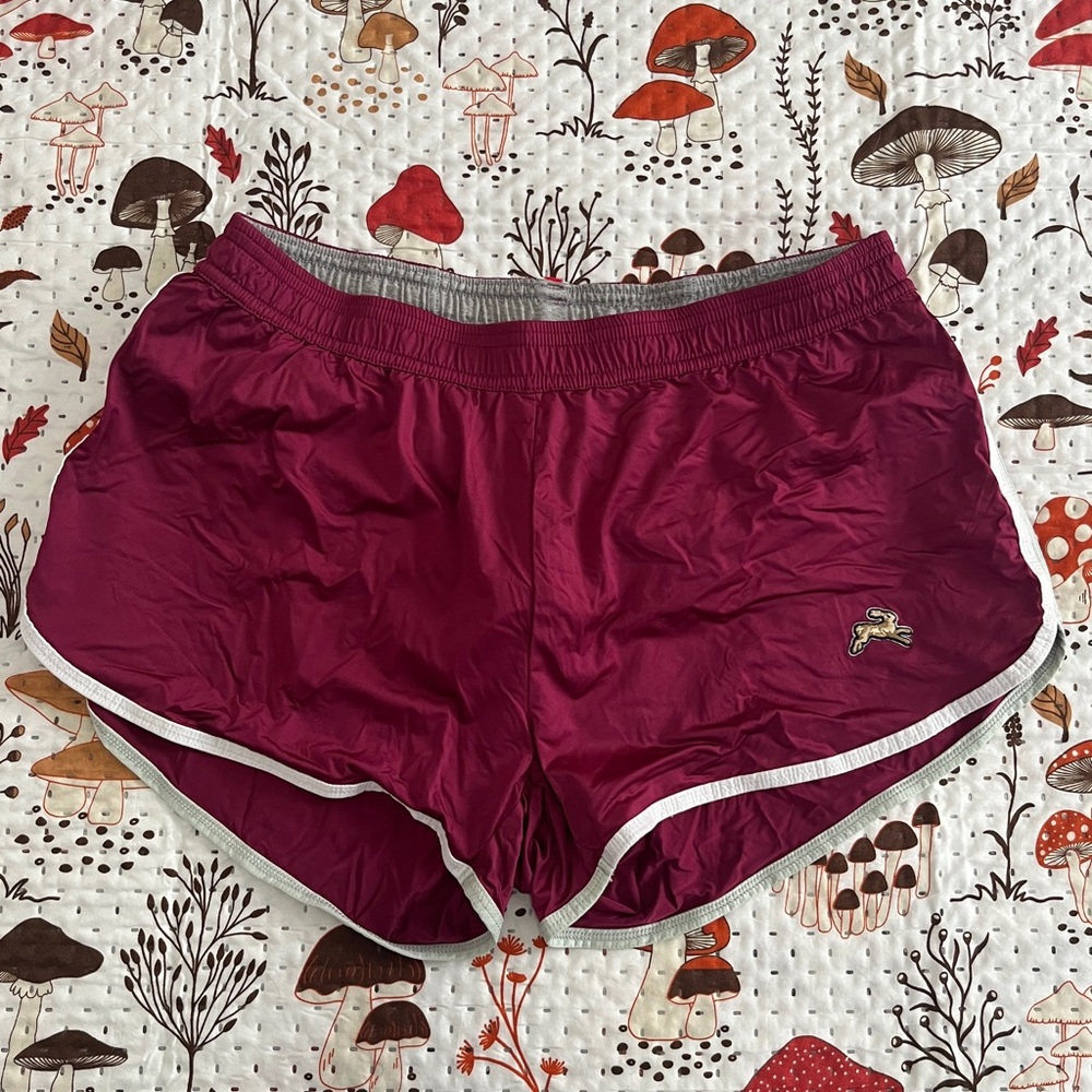 Tracksmith Maroon Athletic Shorts